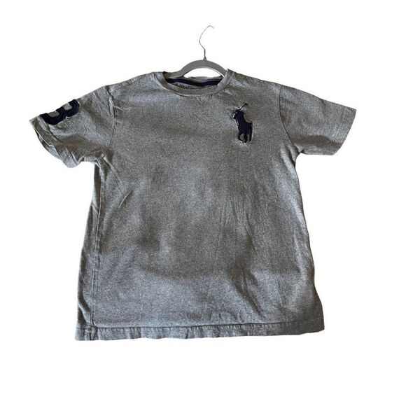 Polo by Ralph Lauren Big Pony t-shirt, gray, size small (8), cotton - Picture 7 of 16